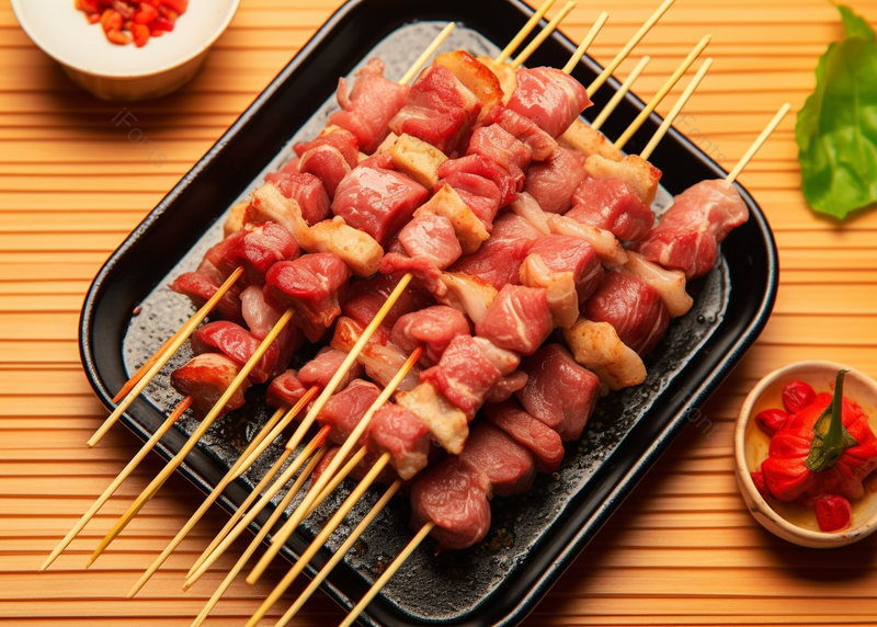烧烤烤串新鲜牛肉农家牛肉串背景图,高清,摄影图,摄影图片,图片大全,摄影图免费下载